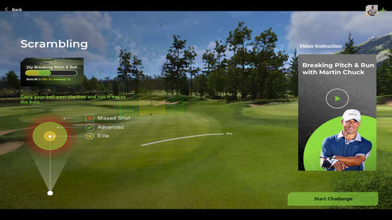 E6 CONNECT Home Golf Simulator Software by TruGolf